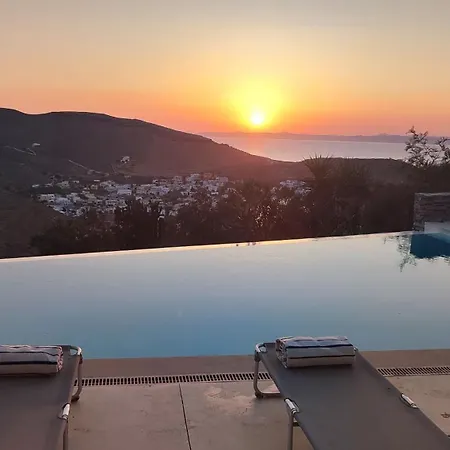 Cycladic Stone House With Pool & Sunset Views Gialiskari (Kea)