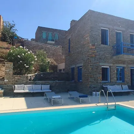 Cycladic Stone House With Pool & Sunset Views * Gialiskari (Kea)