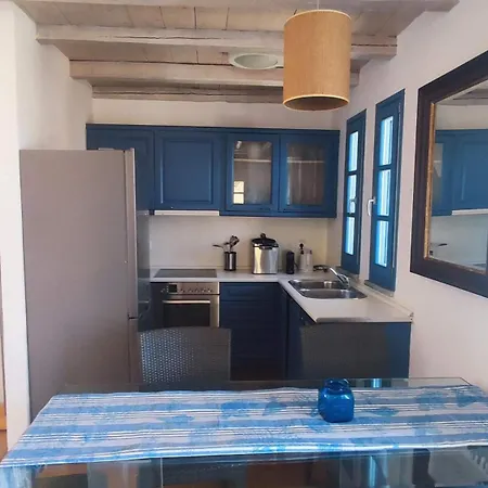 別荘 Cycladic Stone House With Pool & Sunset Views Gialiskari
