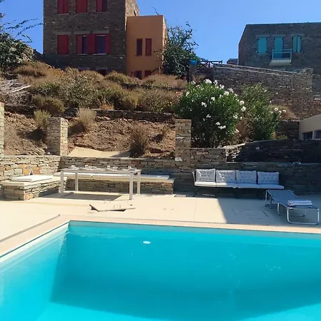 Сasa de vacaciones Cycladic Stone House With Pool & Sunset Views