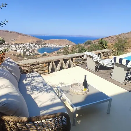 Сasa de vacaciones Cycladic Stone House With Pool & Sunset Views Gialiskari (Kea)