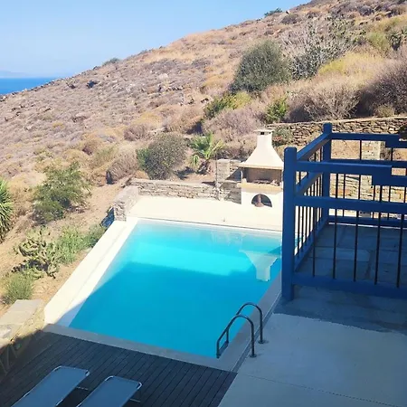 Сasa de vacaciones Cycladic Stone House With Pool & Sunset Views Gialiskari (Kea)