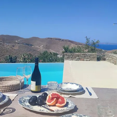 Cycladic Stone House With Pool & Sunset Views 別荘 *