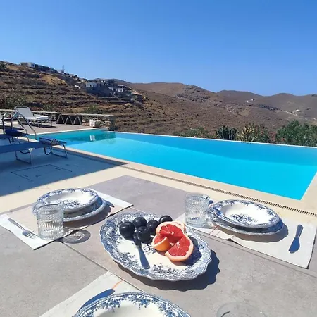 Сasa de vacaciones Cycladic Stone House With Pool & Sunset Views