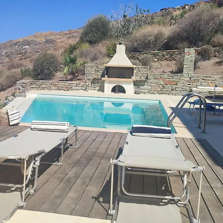 Сasa de vacaciones Cycladic Stone House With Pool & Sunset Views